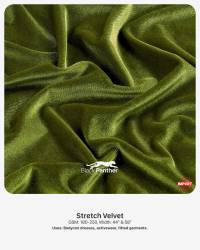 Imported Stretch Velvet Fabric 180-250 GSM | 44” & 58” Width | Bodycon Dresses & Activewear  in Surat
